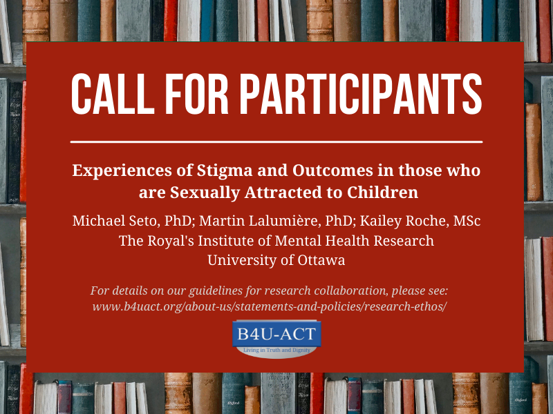 MAPs Wanted for Study on Stigma and Mental Health