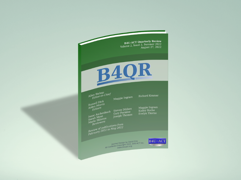 B4QR Volume 2, Issue 3 Out Now