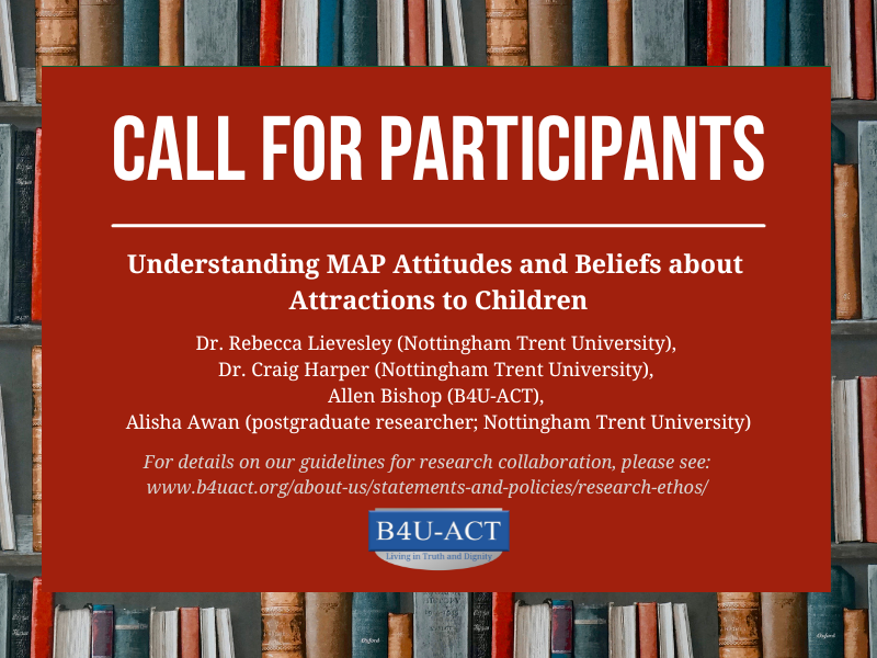 MAPs Wanted for Study on Attitudes and Beliefs about Attraction