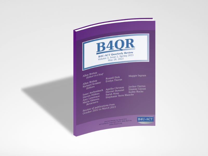 B4QR Volume 3, Issue 2 Out Now