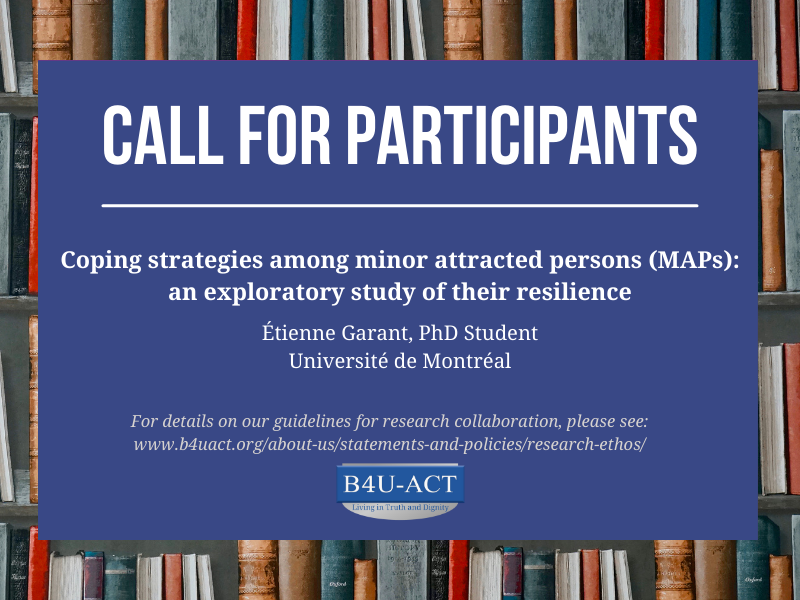 MAPs Wanted for Study on Coping Strategies and Resiliance