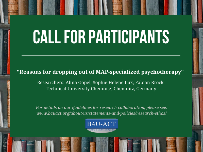 MAPs Wanted for New Study on Discontinuing Therapy