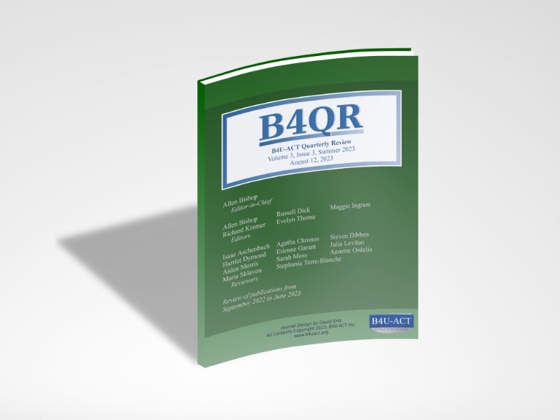 B4QR Volume 3, Issue 3 Out Now