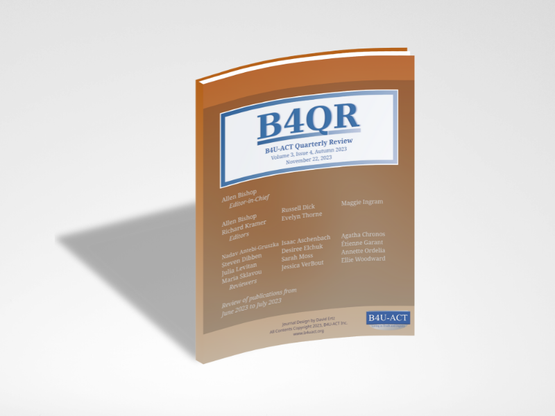 B4QR Volume 3, Issue 4 Out Now