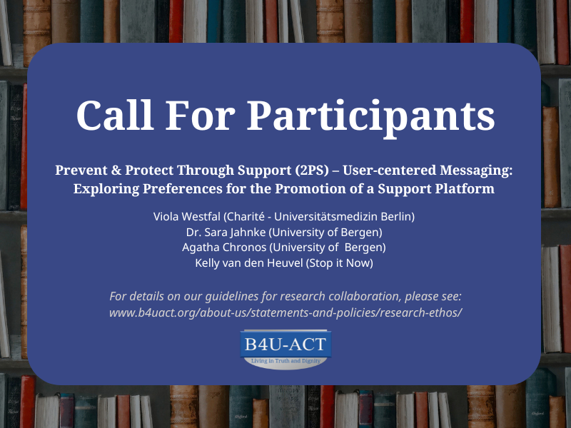 MAPs Wanted for Study on Messaging for Support Platform