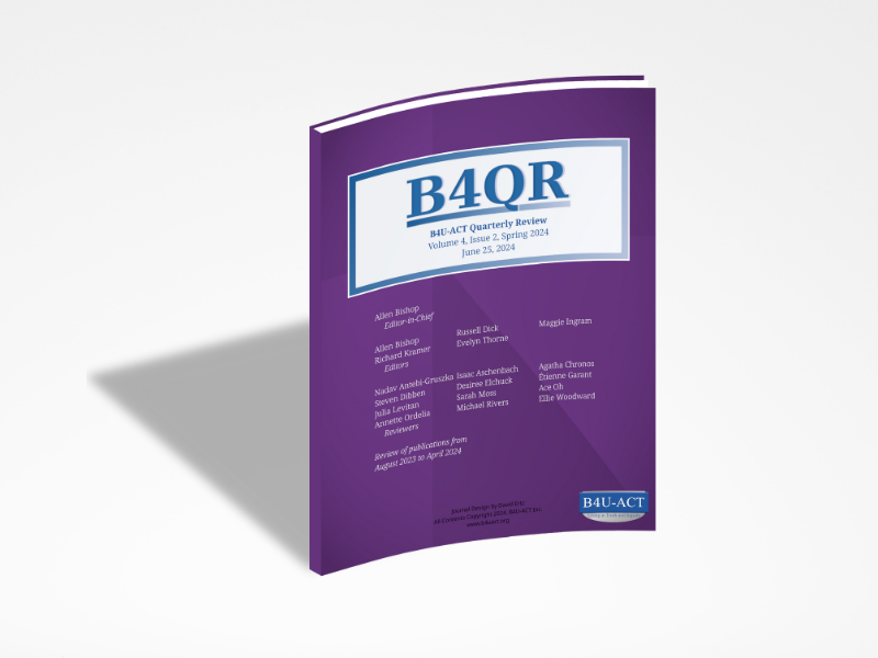 B4QR Volume 4, Issue 2 Out Now